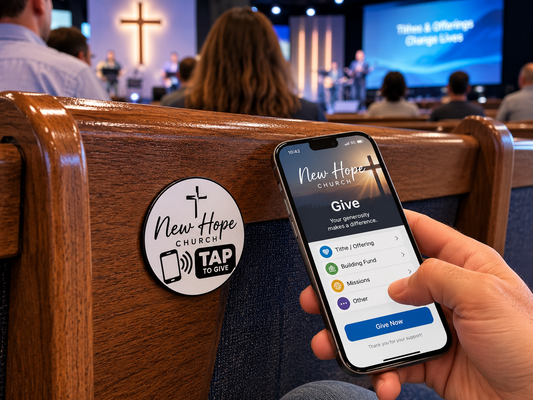 FREE SAMPLE! CleanMark ChurchTag™ – Smart NFC Church Access Tag - PAY ONLY FOR THE SHIPPING!