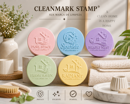 CleanMark Stamp® | Carimbo Personalizado para House Cleaners